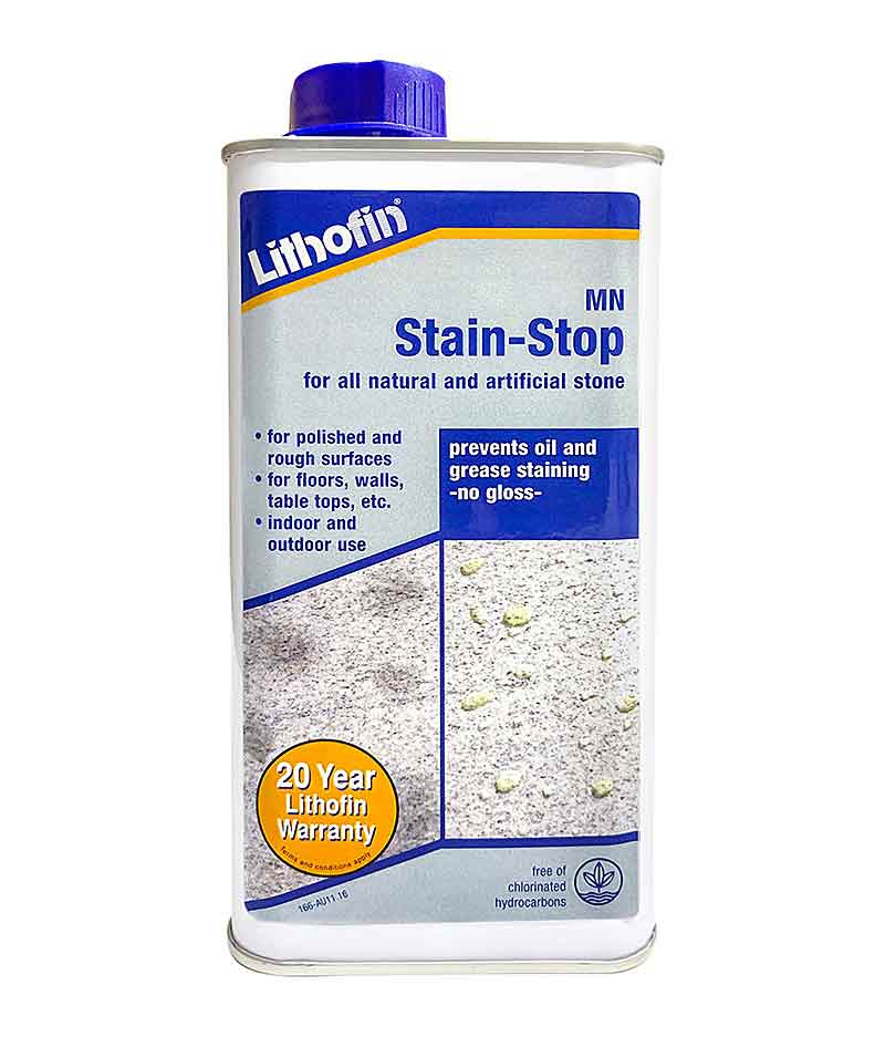 Lithofin MN Stain-Stop - Stone Doctor Australia - Natural Stone > Protective Treatment > Invisible Penetrating Sealers