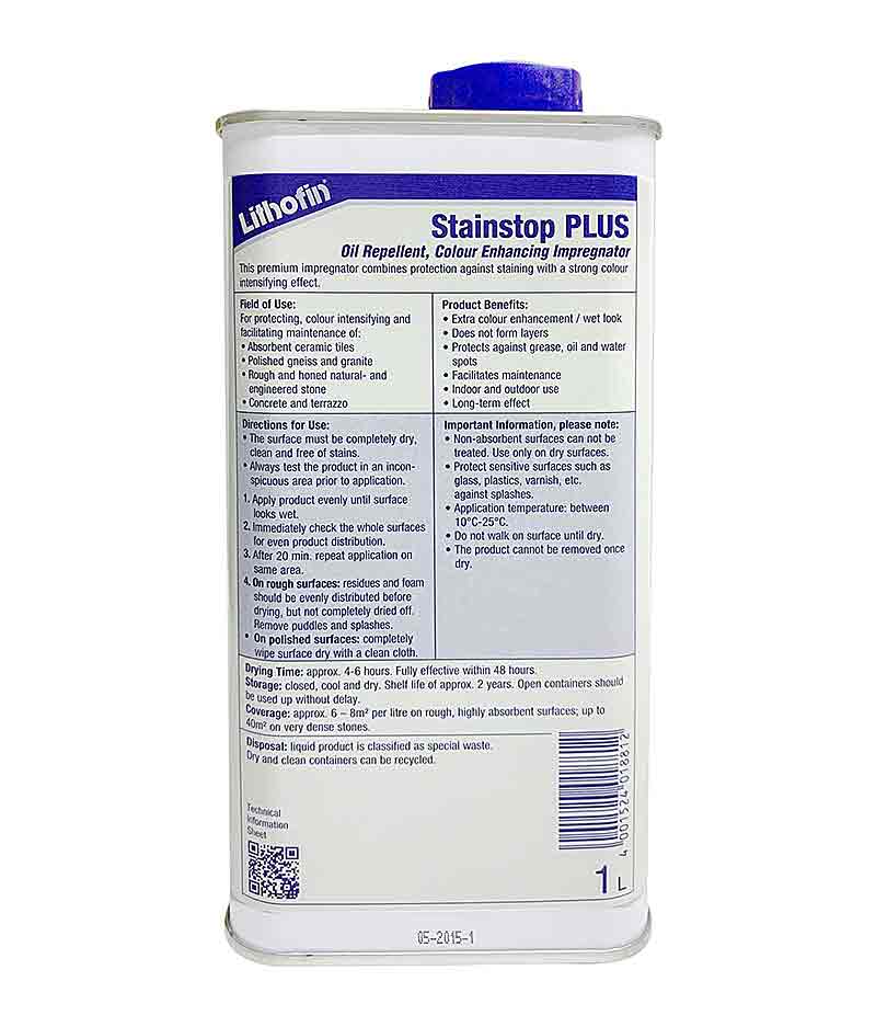 Lithofin Stainstop PLUS - Stone Doctor Australia - Natural Stone > Protective Treatment > Colour Enhancing Penetrating Sealer