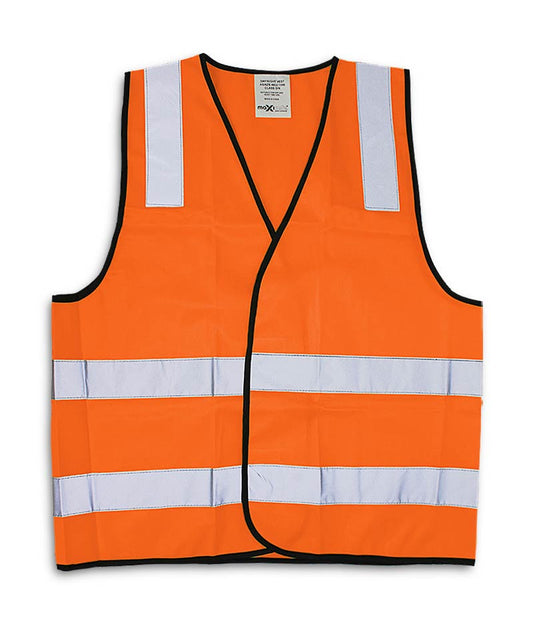 Maxisafe Hi-Vis Safety Vest - Day/Night Use - 1 Unit - Stone Doctor Australia - Personal Protective Equipment > Safety > Hi-Vis Vest