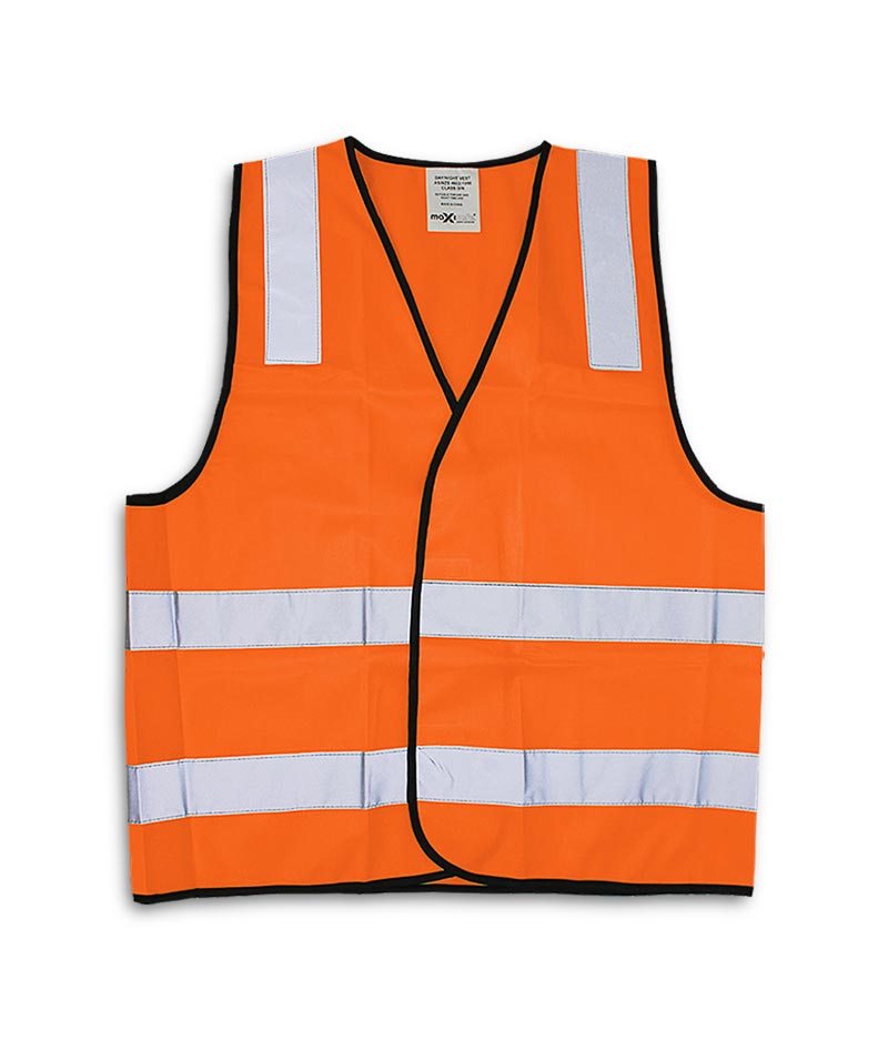 Maxisafe Hi-Vis Safety Vest - Day/Night Use - 1 Unit - Stone Doctor Australia - Personal Protective Equipment > Safety > Hi-Vis Vest