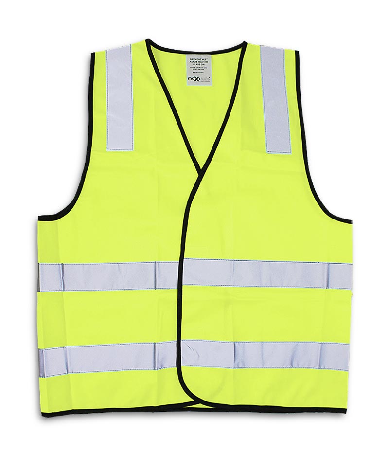 Maxisafe Hi-Vis Safety Vest - Day/Night Use - 1 Unit - Stone Doctor Australia - Personal Protective Equipment > Safety > Hi-Vis Vest