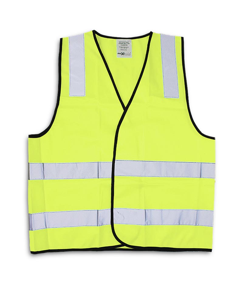 Maxisafe Hi-Vis Safety Vest - Day/Night Use - 1 Unit - Stone Doctor Australia - Personal Protective Equipment > Safety > Hi-Vis Vest