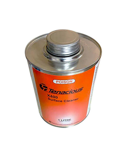 Tenacious X400 Surface Cleaner - 1L/Tin - Stone Doctor Australia - Painting Equipment > Chemicals > Adhesive Remover