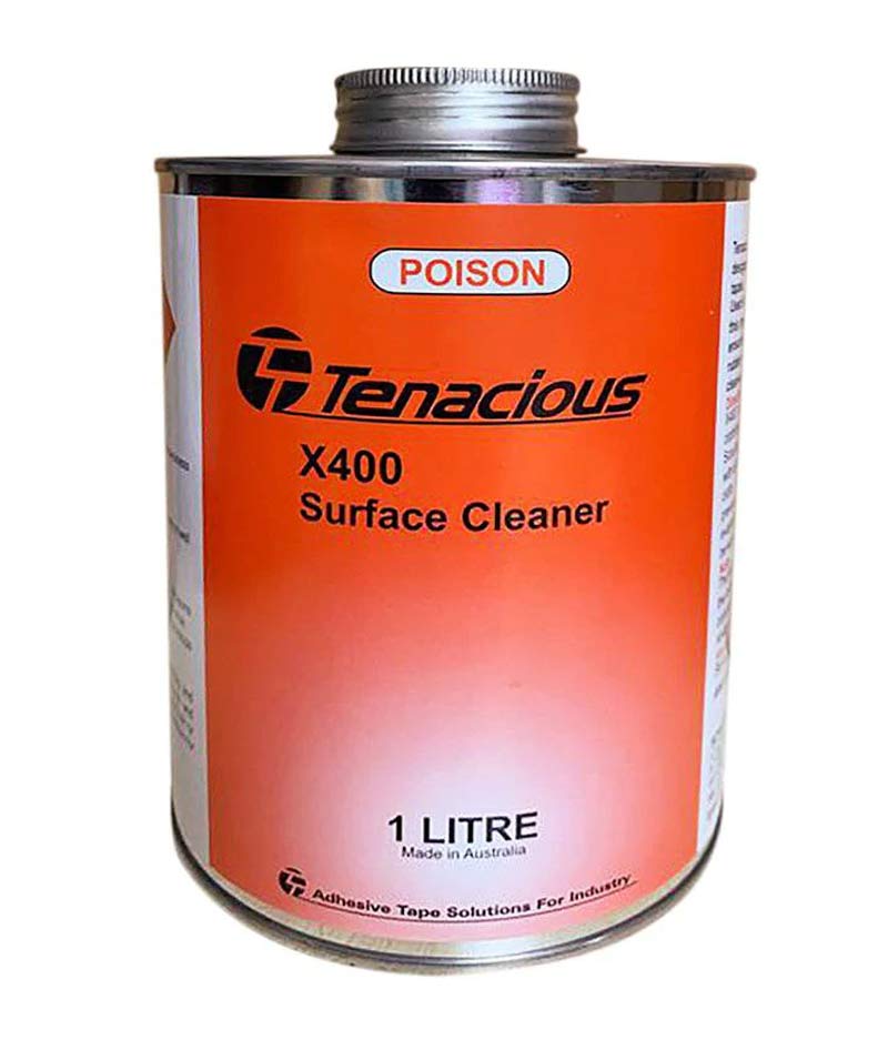 Tenacious X400 Surface Cleaner - 1L/Tin - Stone Doctor Australia - Painting Equipment > Chemicals > Adhesive Remover