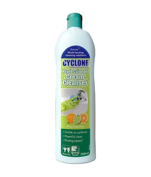 Diversey Cyclone Professional Cream Cleanser (Citrus) 750ml - Stone Doctor Australia - Cleaning > Kitchen & Bathroom > Non-Abrasive Cream Cleanser