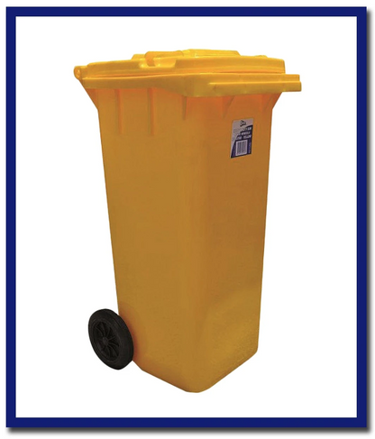 Edco Heavy Duty Bin With Wheels - 1 Unit - Stone Doctor Australia - Cleaning Accessories > Bins > Wheelie Bin