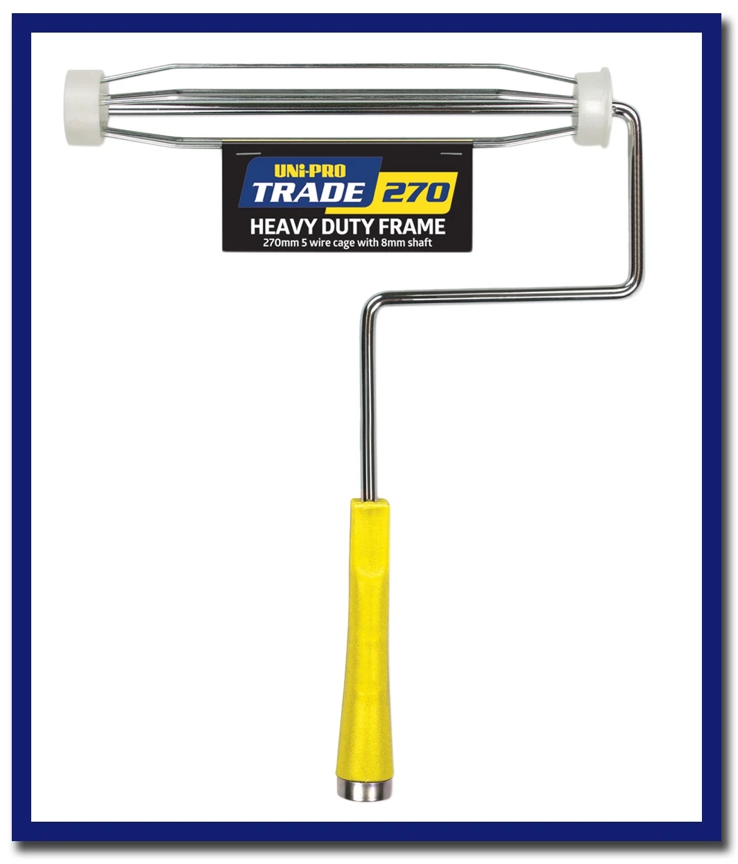 UNi-PRO Trade Heavy Duty Frame Range Yellow Handle - 1 Unit - Stone Doctor Australia - Painting Equipment > Tools > Roller Frames