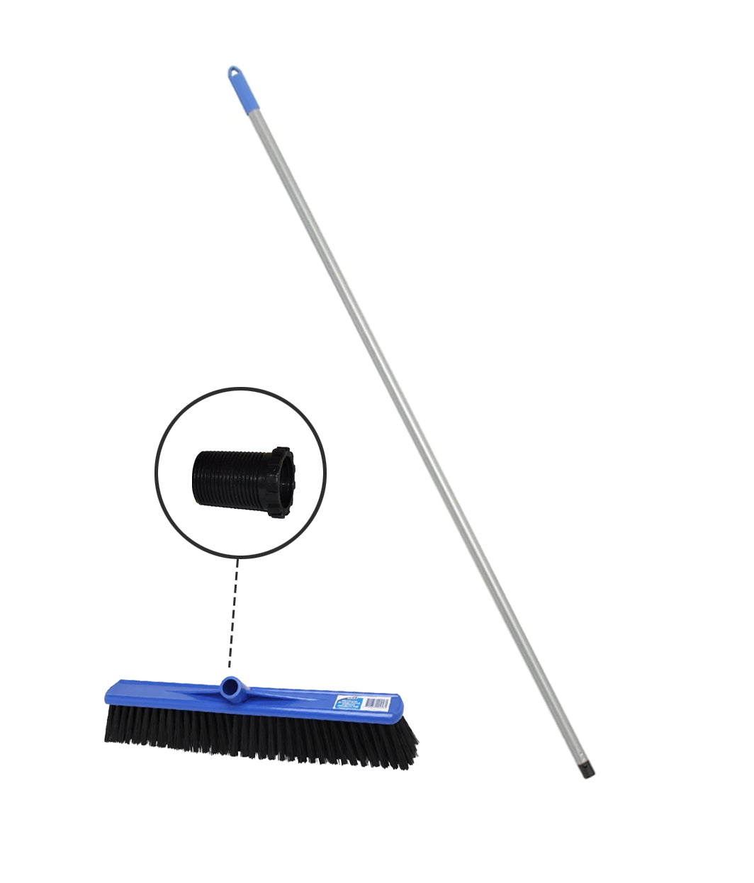 Edco Platform Broom Complete - 1 Unit - Stone Doctor Australia - Cleaning Products > Brooms > Accessories