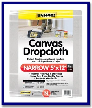 UNi-PRO Canvas Dropcloths - 1 Pc - Stone Doctor Australia - Painting Equipment > Protection > Canvas Dropcloth