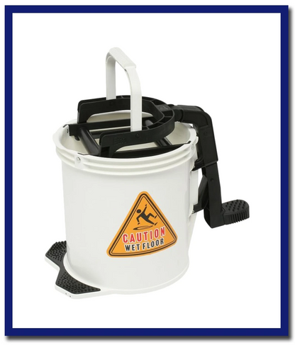 Edco Enduro Nylon Wringer Bucket - 1 Unit - Stone Doctor Australia - Cleaning Accessories > Mopping > Buckets