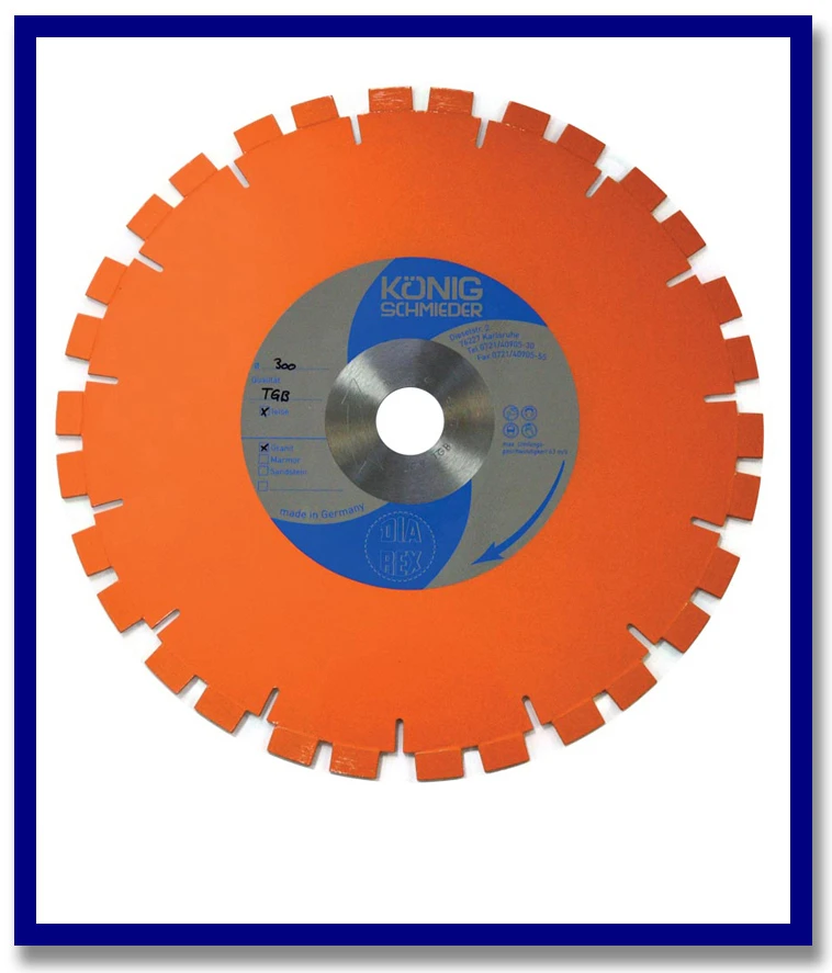 Diarex TGB Granite Cutting Blade - Stone Doctor Australia - Natural Stone > Production Tools > Large Saw Blade