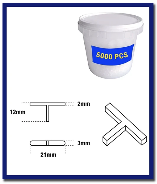 DTA T Shape Spacer - 1 Pack - Stone Doctor Australia - Porcelain & Ceramic > Tiling > T Shape Spacers