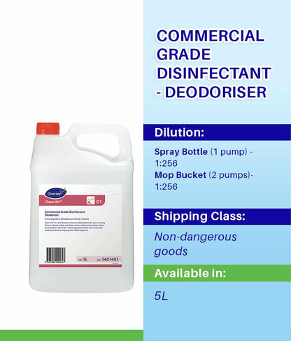 Diversey Clean Air Deodoriser 5L - Stone Doctor Australia -  Cleaning > Hygiene And Washroom > Odour Control And Disinfectant