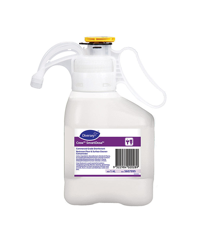 Diversey Crew Restroom Smartdose 1.4L - Cleaning > Bathroom Surface Cleaner > Washroom Disinfectant