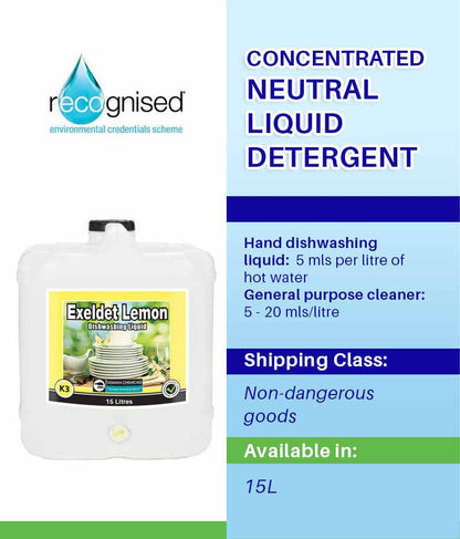 Diversey Exeldet - Stone Doctor Australia - Cleaning > Kitchen Care > Liquid Dishwashing Detergent