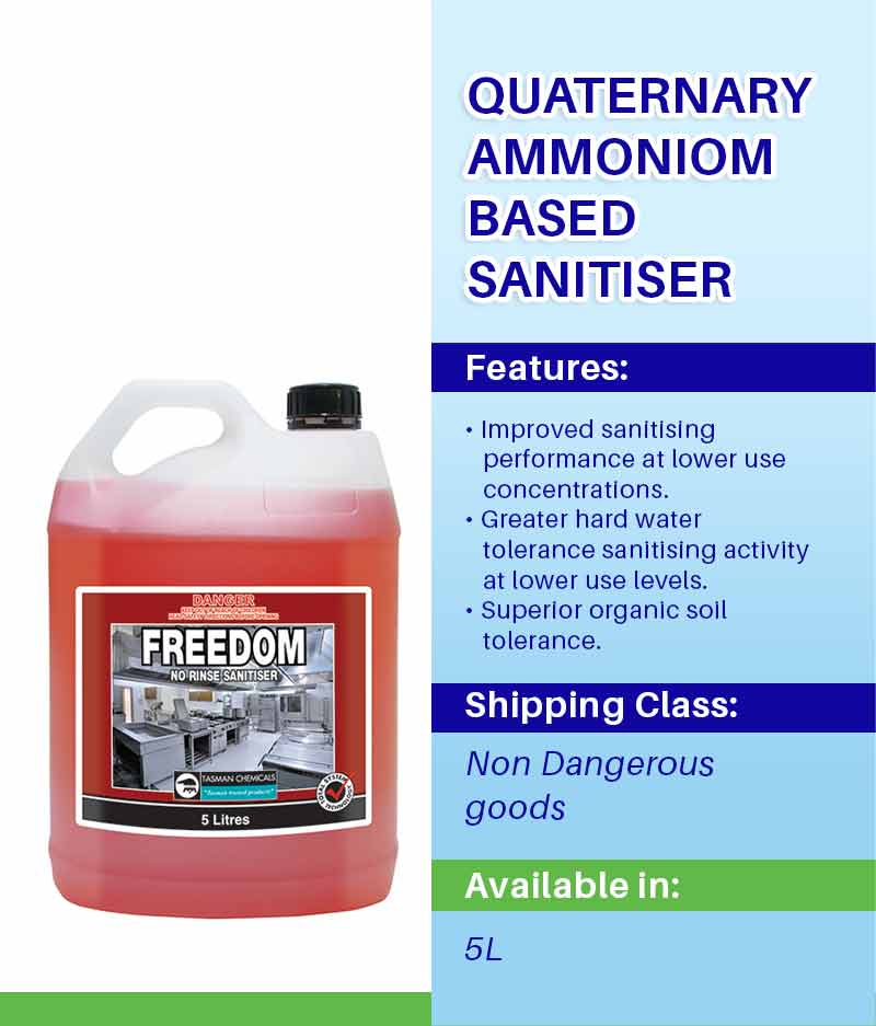 Diversey Freedom - Stone Doctor Australia - Cleaning > Kitchen Care > Ammonium Based Sanitiser