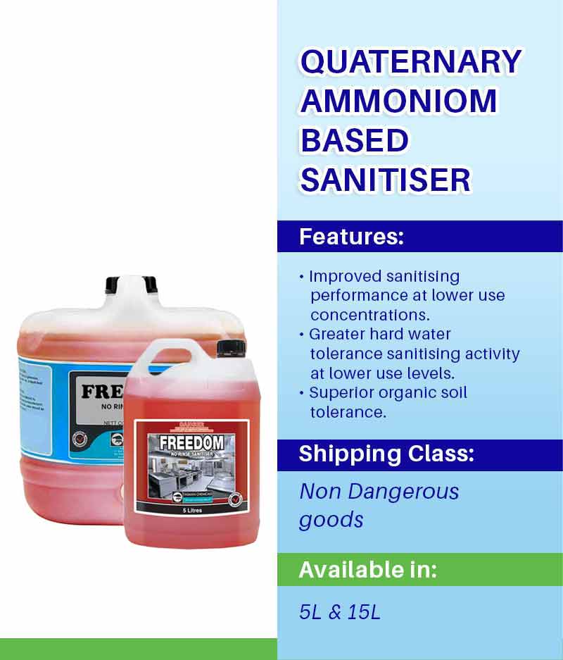 Diversey Freedom - Stone Doctor Australia - Cleaning > Kitchen Care > Ammonium Based Sanitiser