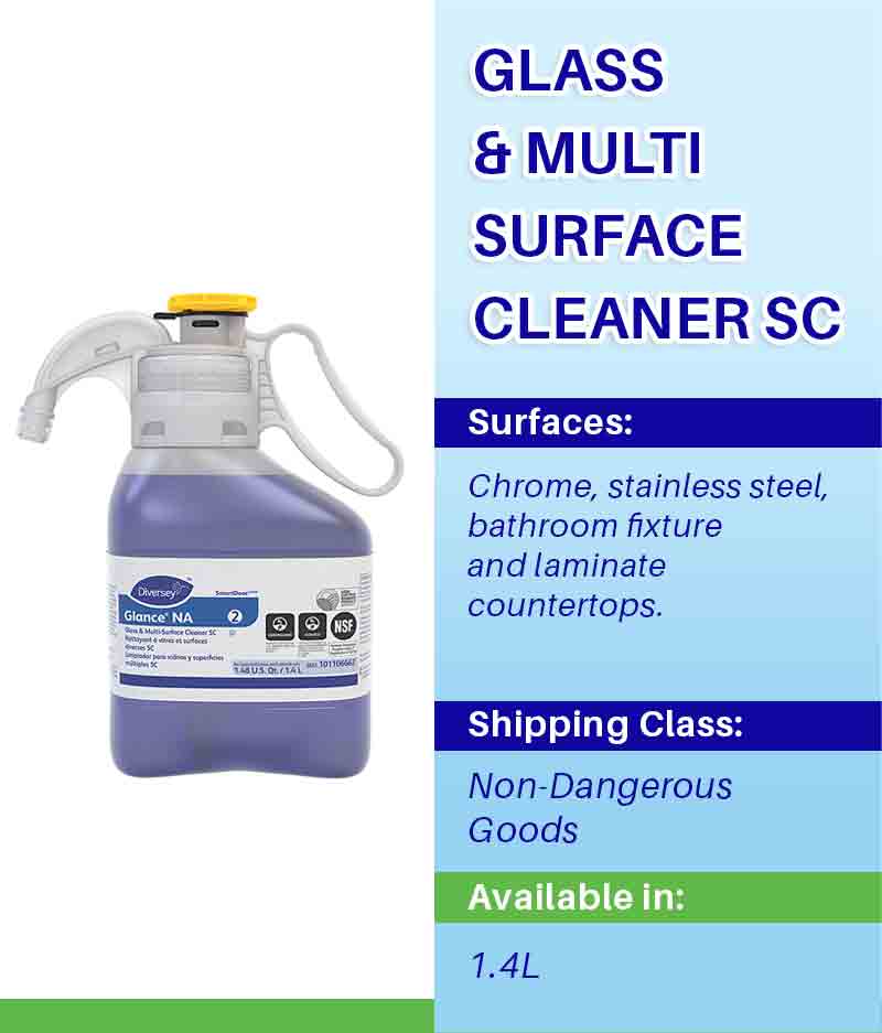 Diversey Glance NA Glass and Multi-Surface Cleaner SC - Stone Doctor Australia - J-Fill - Cleaning > Eco-Friendly Chemicals > Glass and Multi-Surface Cleaners