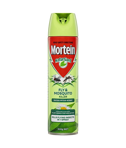 Diversey Mortein Naturgard Flying Insect Killer Eucalyptus With Pyrethrum 320g - Stone Doctor Australia - Cleaning > Insecticide > Flying Insect Killer