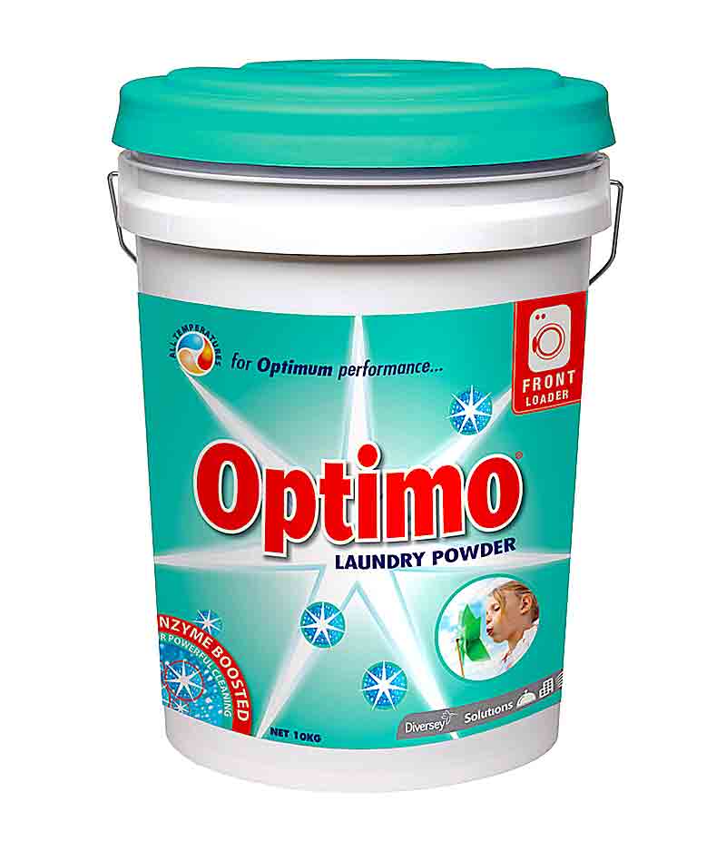 Optimo Washing Diversey Optimo Front Loader Laundry Powder - Bucket 10Kg | Stone ...