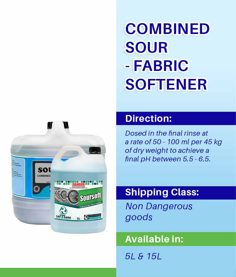 Diversey Soursoft - Stone Doctor Australia - Cleaning > Fabric & Laundry > Fabric Softener