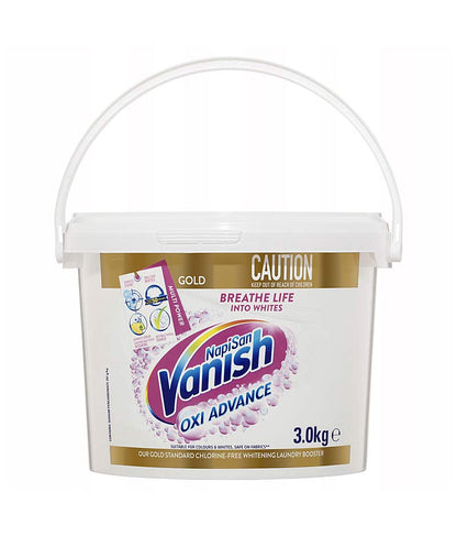 Diversey Vanish Napisan Gold Pro Oxiaction White - Laundry Boost Powder 3Kgs - Stone Doctor Australia - Cleaning > Laundry Powder > Fabric Wash