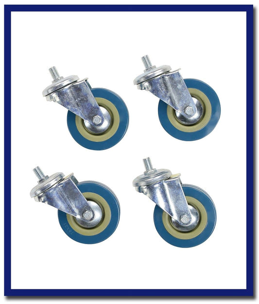 Edco Metal Scissor Trolley MKII Replacement Wheels - 1 Pc - Stone Doctor Australia - Cleaning Accessories > Janitorial > Cart and Trolleys