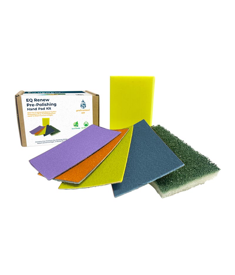 EQ Renew Pre-Polishing Hand Pad Kit - Stone Doctor Australia - Engineered Quartz > Restoration > Pre-Polishing Pads