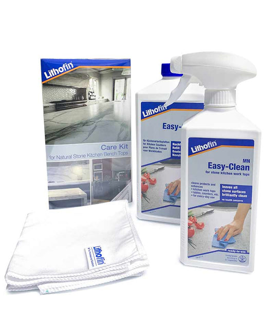 Lithofin Care Kit For Stone Bench Tops - Stone Doctor Australia - Marble & Stone > Bench Top Spray Cleaner > Care Kit