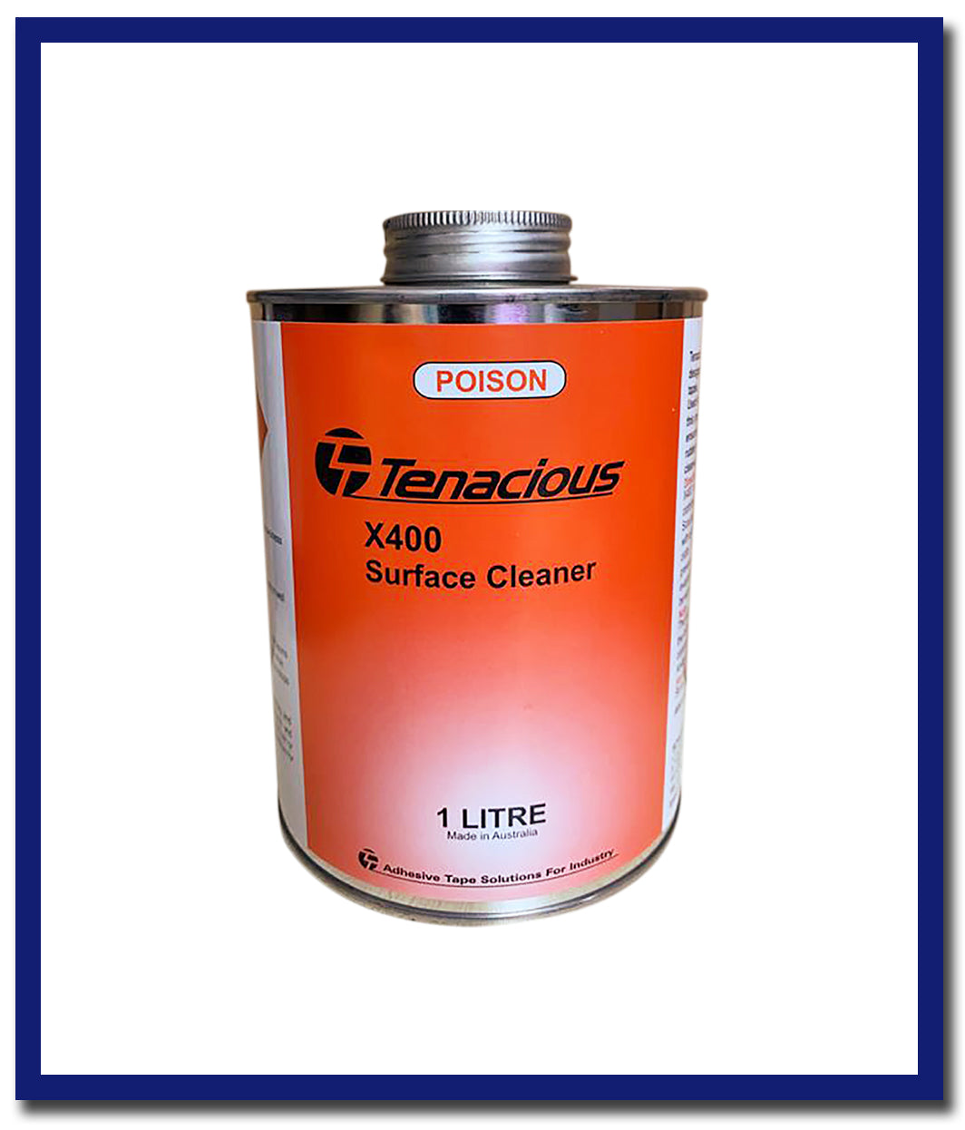 Tenacious X400 Surface Cleaner - 1L/Tin - Stone Doctor Australia - Engineered Quartz > Caesarstone > Chemicals & Consumables