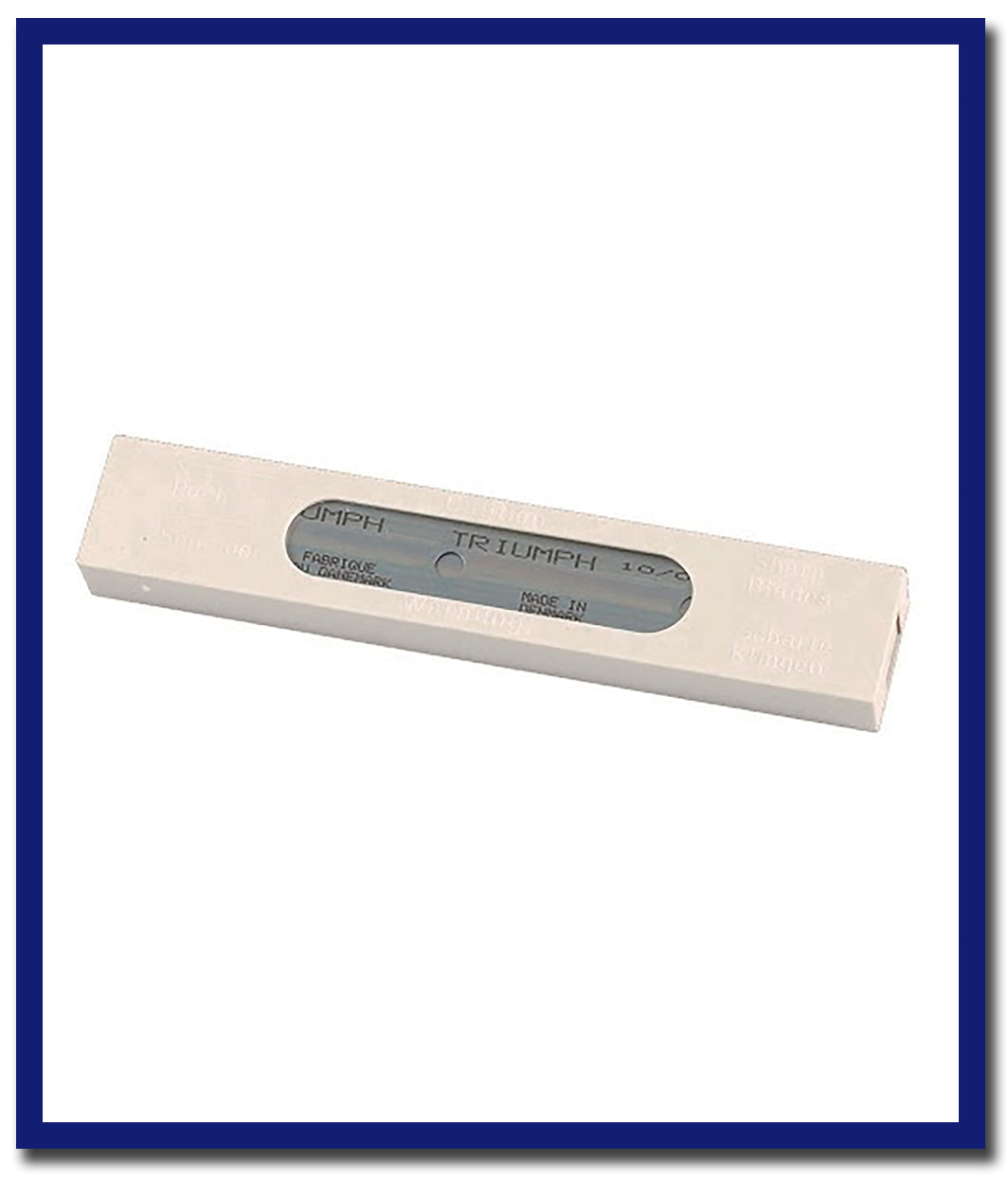 Triumph Blade Edco Triumph Carbon Steel Replacement Blade Dispenser- 25 Pcs Per Pack ...