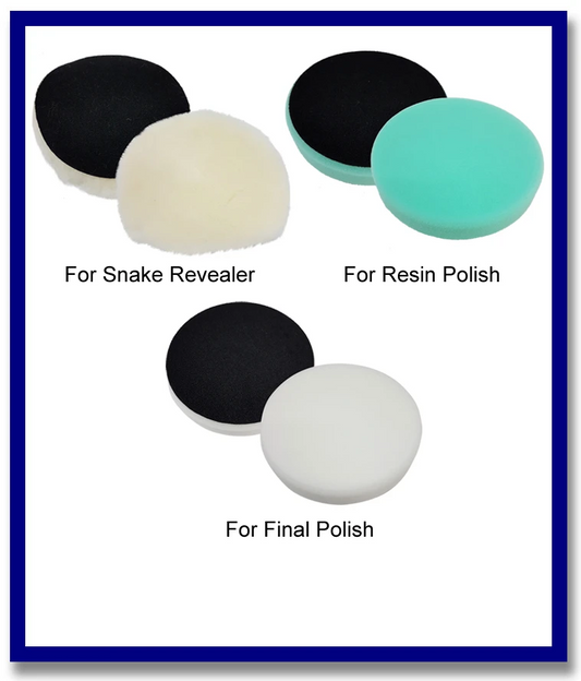 Quartz Renew Chemicals - Polishing Pads Set of 3 - Stone Doctor Australia - Quartz Renew Special Pads