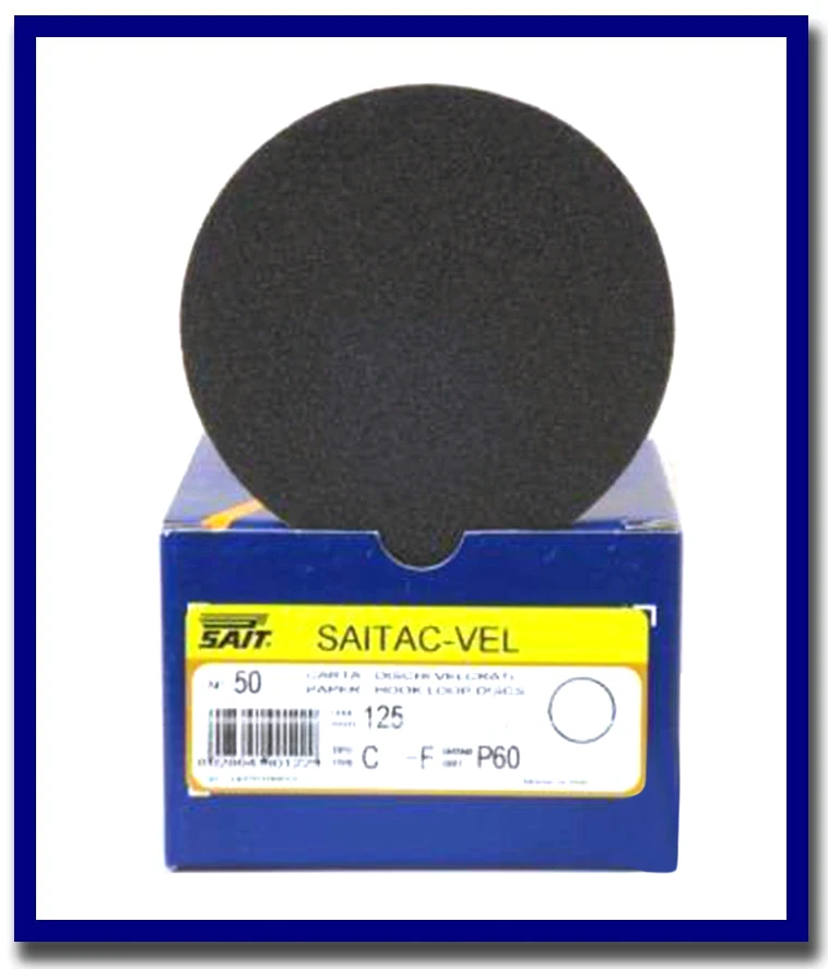 SAIT Velcro Backed Sanding Disc 125mm – 1 Pc - Stone Doctor Australia - Hardware > Abrasive Tools > Grinding Disc