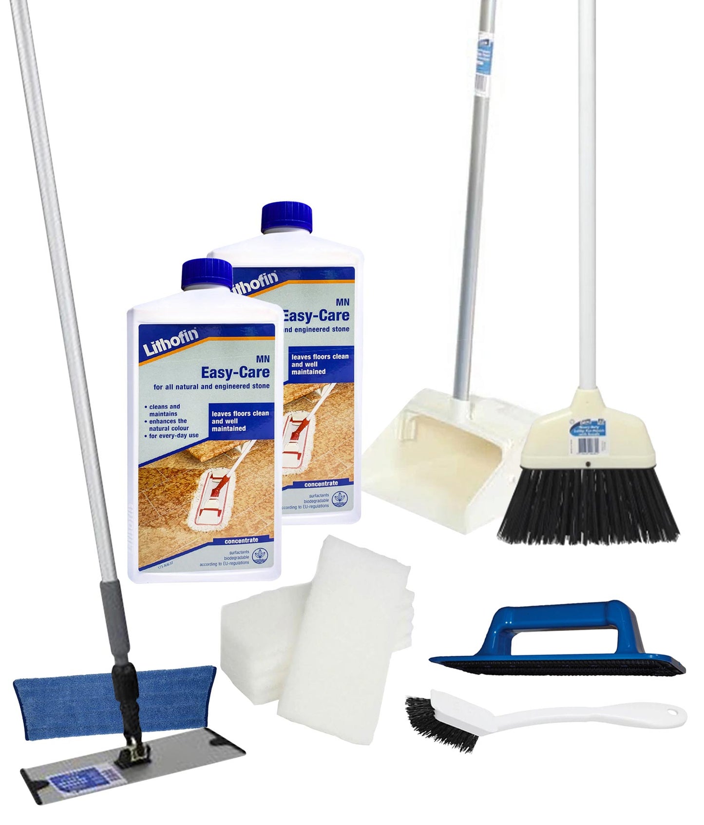 Standard Natural Stone Floor Care Kit - Stone Doctor Australia - ﻿﻿Marble, Travertine & Limestone > Daily Floor Cleaning > Microfibre Mopping System