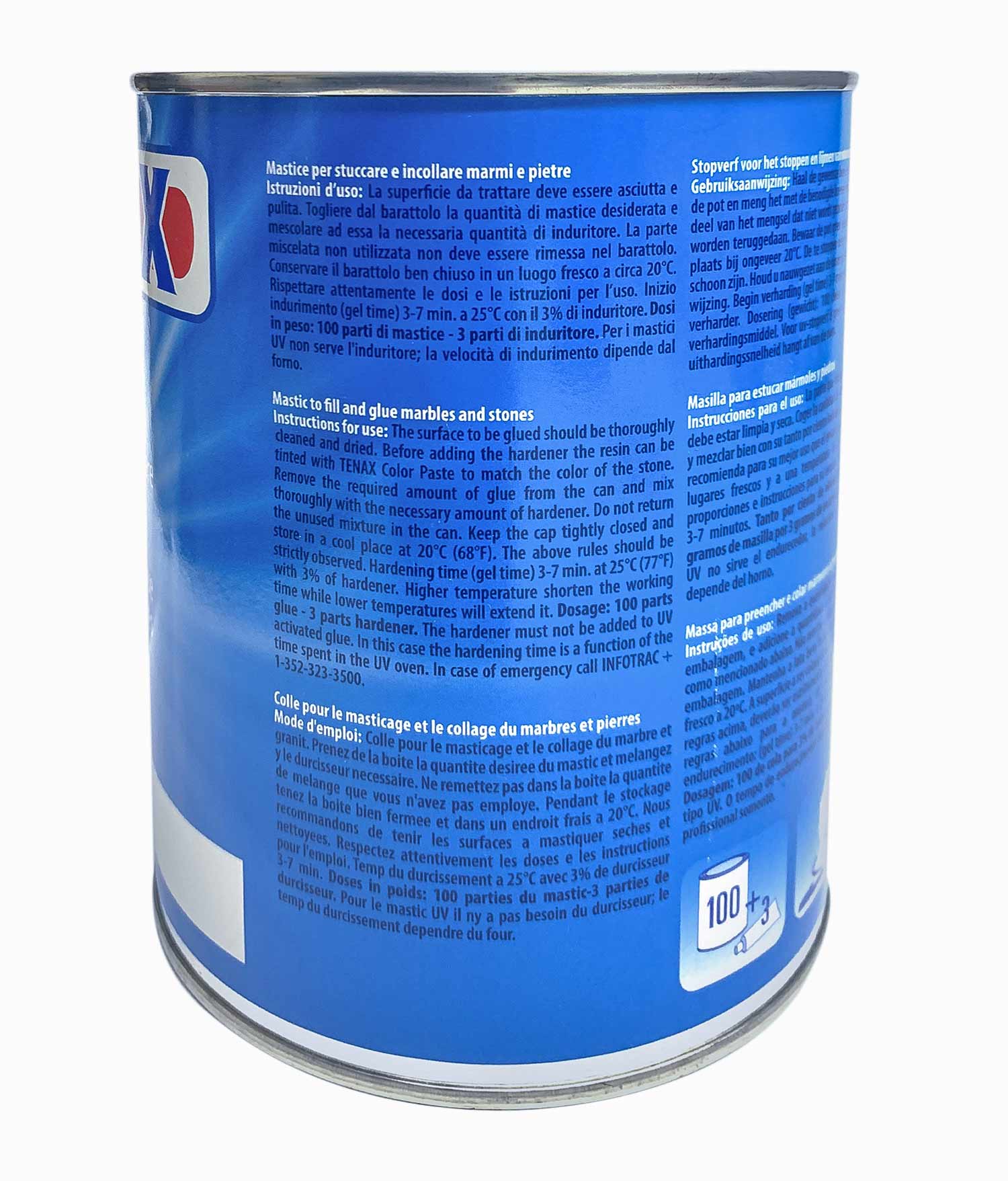 Tenax Solido Glue - 1 Litre c/w Hardener - Stone Doctor Australia - Stone Repair Products > Glue And Sealants > Marble Adhesive