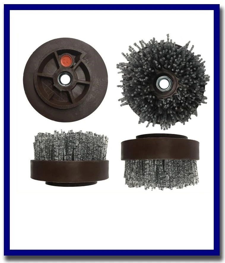 (4" SILICON CARBIDE BRUSHES) SDA TYFLEX D.100 CH+M14 - ITALY - Stone Doctor Australia - Abrasive Brushes