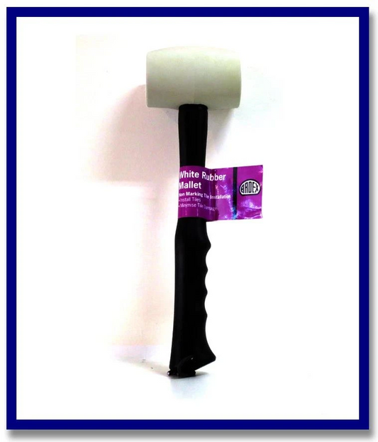 White rubber mallet - Stone Doctor Australia - Tiling Tools